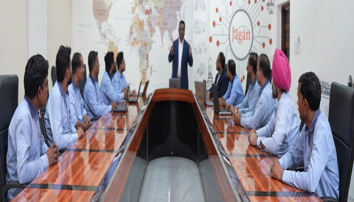 Team of engineers and leaders